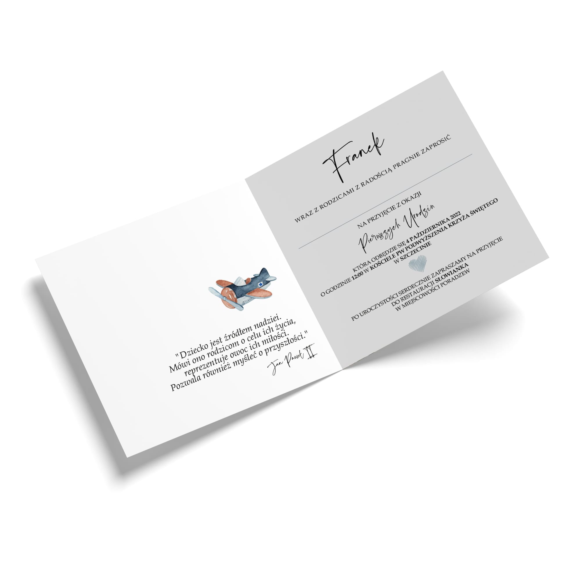 Zaproszenie na Roczek / Z-R-01 - obrazek 2