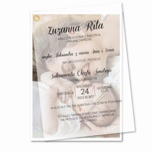 Zaproszenie na Chrzest / Z-CH-10