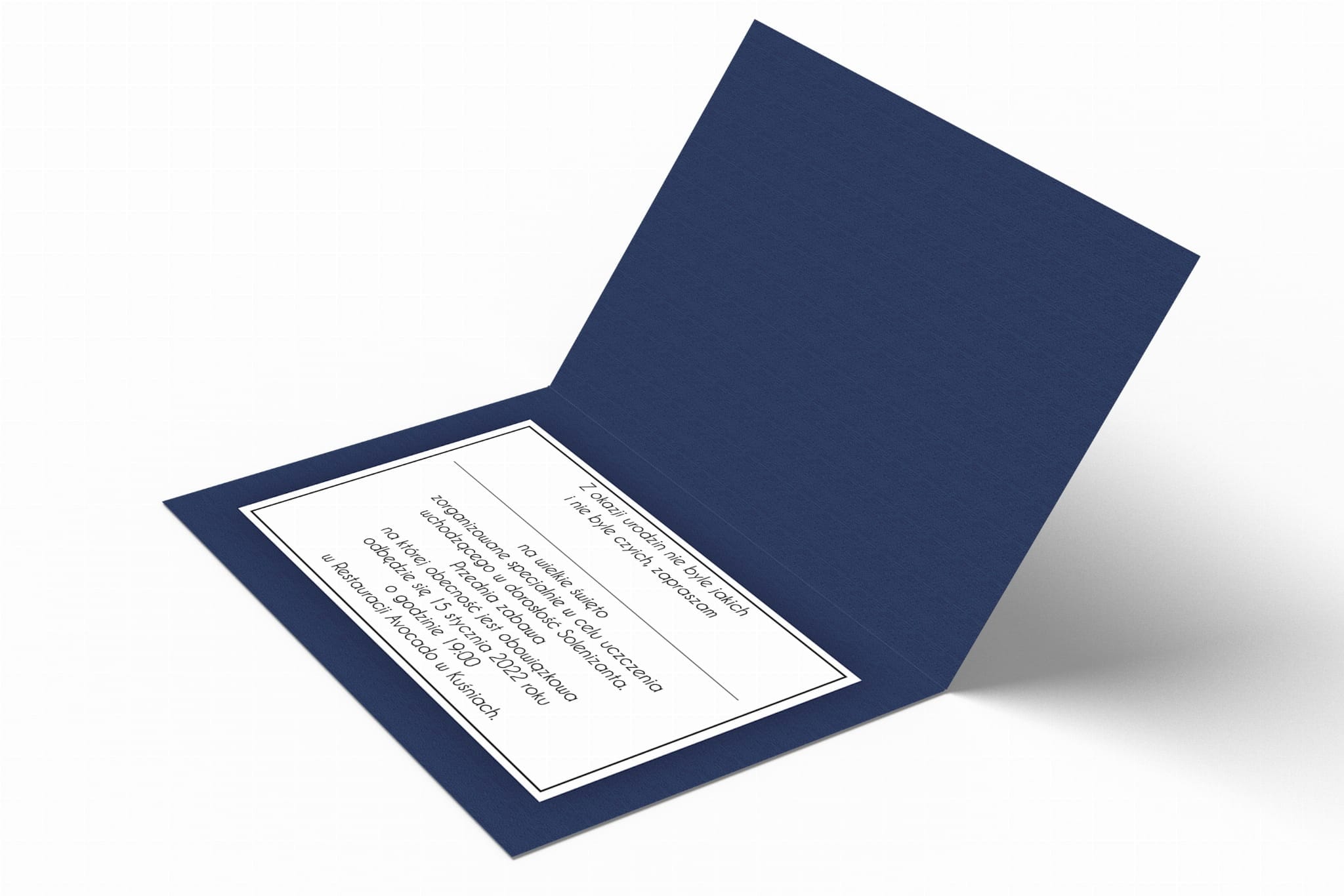 Zaproszenie Urodzinowe / Z-18-04 - obrazek 2