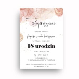 Zaproszenie Urodzinowe / Z-18-10