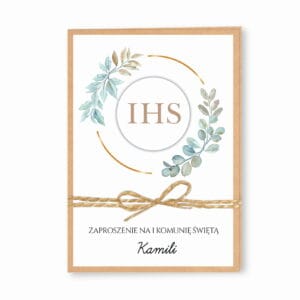 Zaproszenie na Komunię / Z-K-09