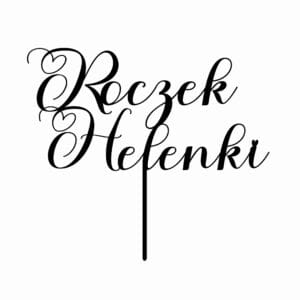 TOPPER -  ROCZEK + IMIĘ