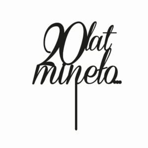 TOPPER -  LICZBA + LAT MINEŁO