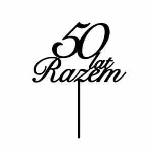 TOPPER -  LICZBA + LAT RAZEM