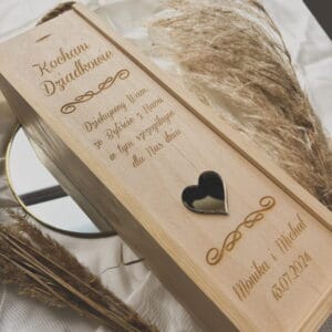 Pudełko na wino - Grawerowane - PG-S-01