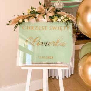 Tablica powitalna – Chrzest lub Roczek - KC-TP-01