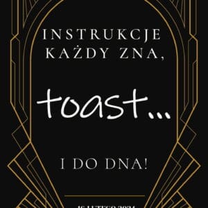 NAKLEJKA NA BUTELKĘ - U-GATSBY-03