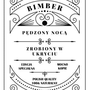 NAKLEJKA NA BUTELKĘ - U-BM-1