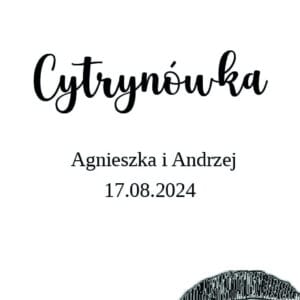 NAKLEJKA NA BUTELKĘ - U-CT-1