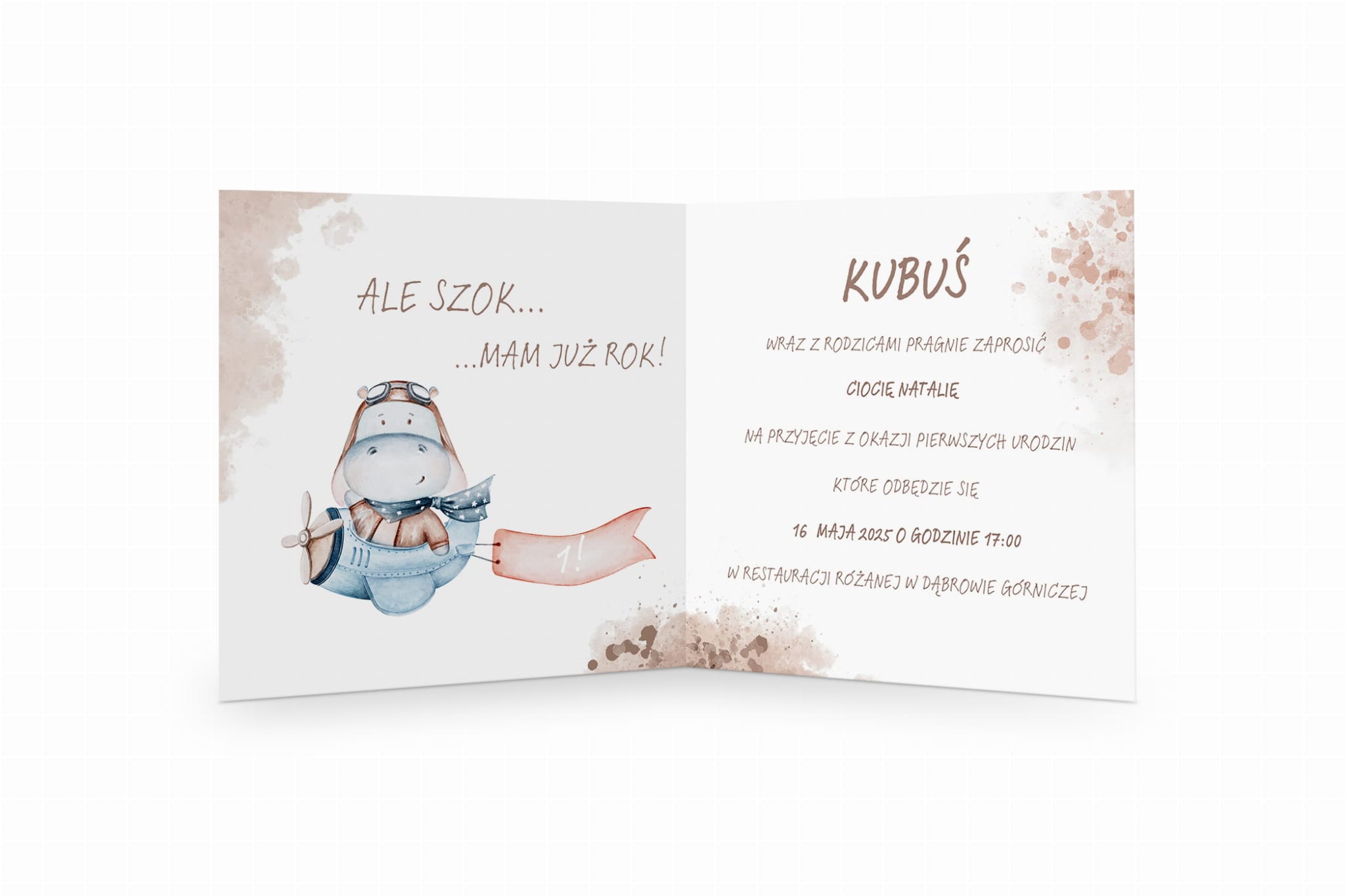 Zaproszenie na Roczek / Z-R-10 - obrazek 2