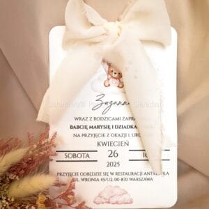 Zaproszenie na Roczek / Z-R-11-BEŻ