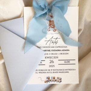 Zaproszenie na Roczek / Z-R-11-BŁĘKIT