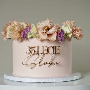 TOPPER -  LICZBA + LECIE ŚLUBU