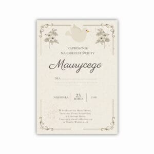 Zaproszenie na Chrzest / Z-CH-19