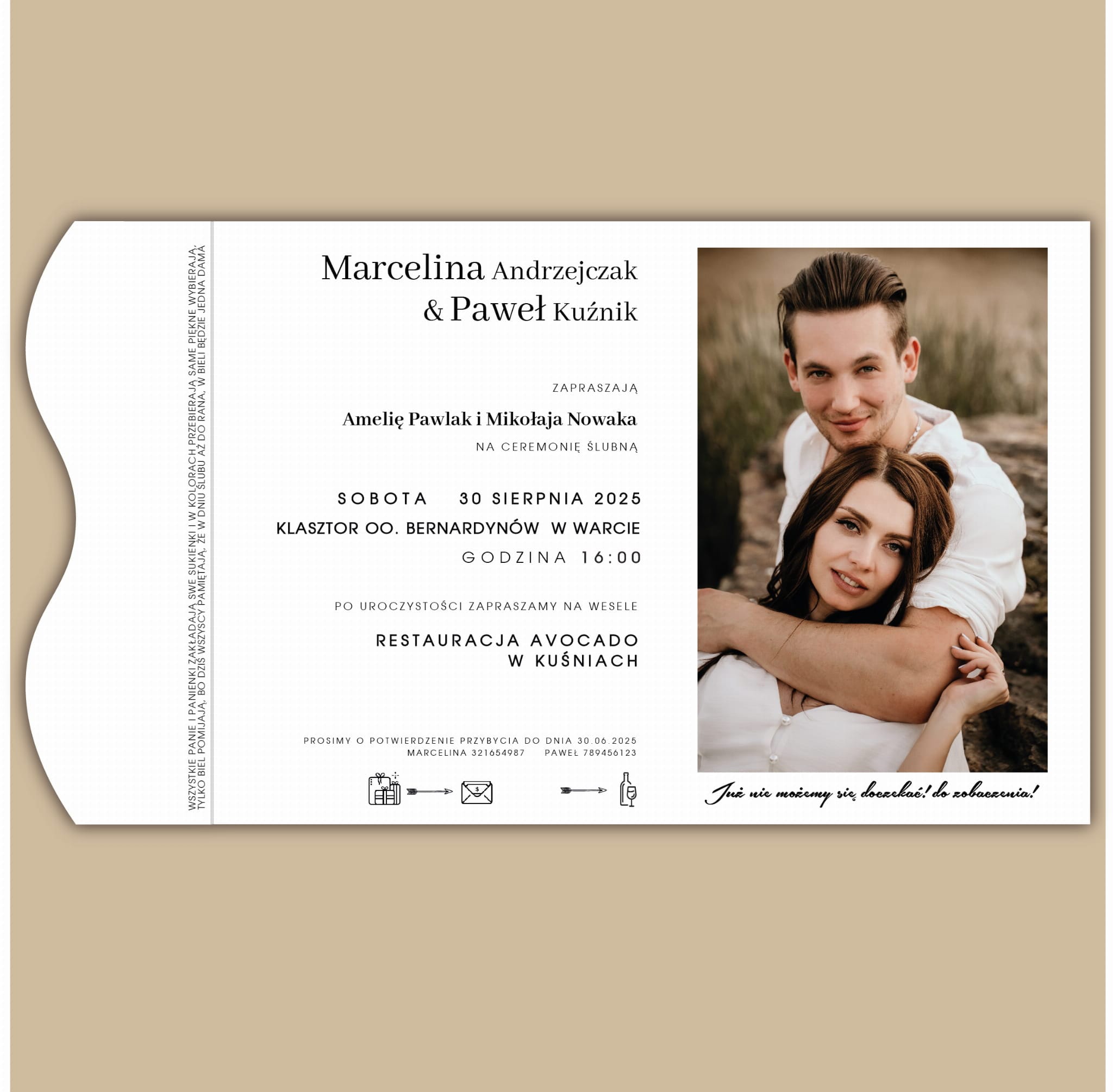 Zaproszenie ślubne / Z-S-21 - obrazek 2
