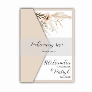 Zaproszenie ślubne / Z-S-22