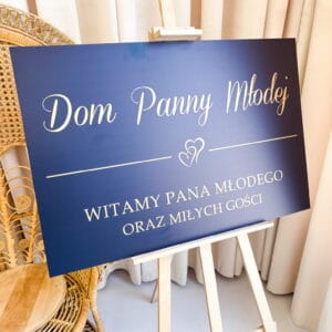 Tablica powitalna – Ślubna - S-TP-05