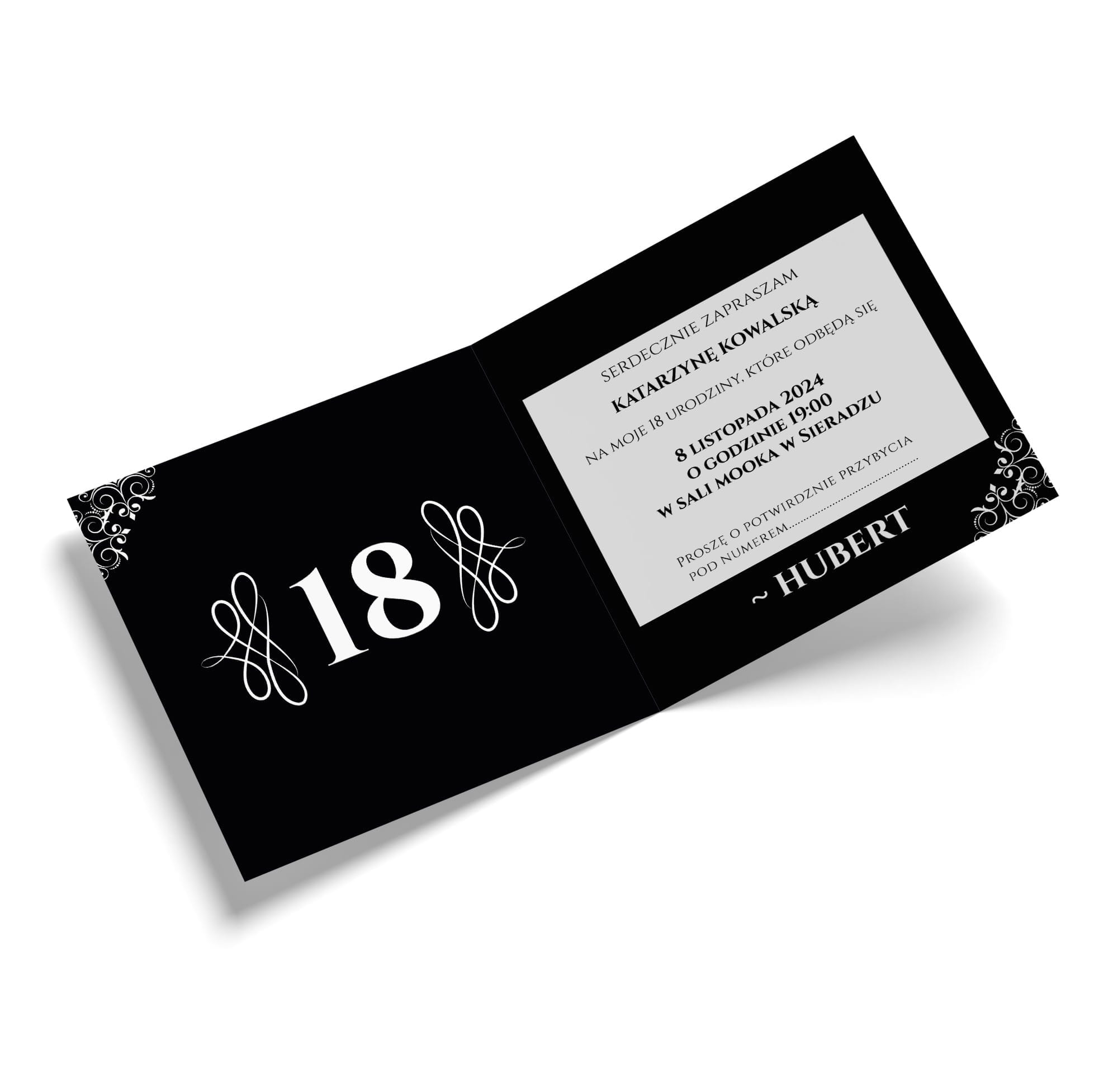 Zaproszenie Urodzinowe / Z-UD-12 - obrazek 2