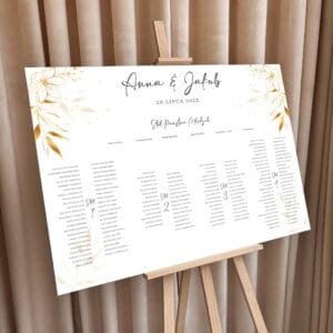 Plany stołów - Ślubny  - KS-PS-03