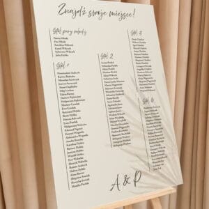 Plany stołów - Ślubny  - KS-PS-04