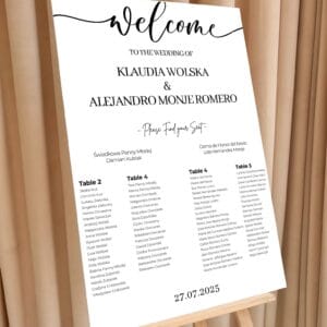 Plany stołów - Ślubny  - KS-PS-06