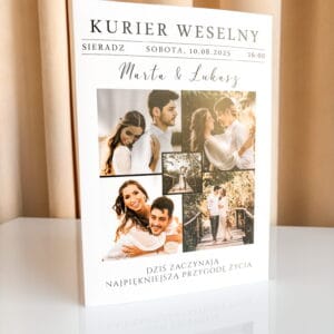 Gazeta Weselna – „Kurier Weselny” | Format A3 składany