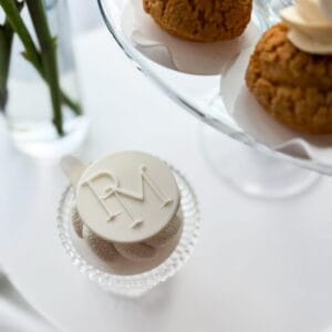 Stempel dekoracyjny Inicjały minimalistyczne SP05