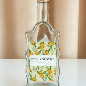NAKLEJKI NA BUTELKĘ - CYTRYNA