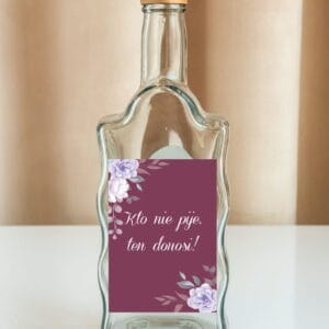 NAKLEJKA NA BUTELKĘ - U-6