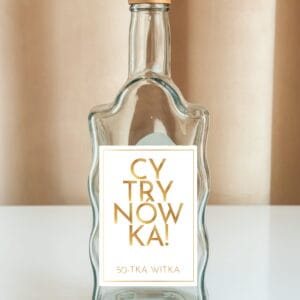 NAKLEJKA NA BUTELKĘ - U-27