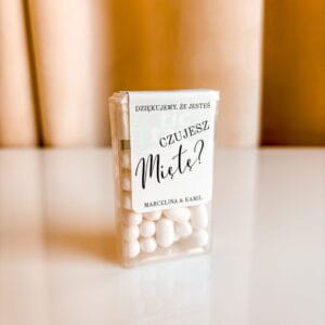 Tic Tac – Podziękowania dla Gości Ślbne 1