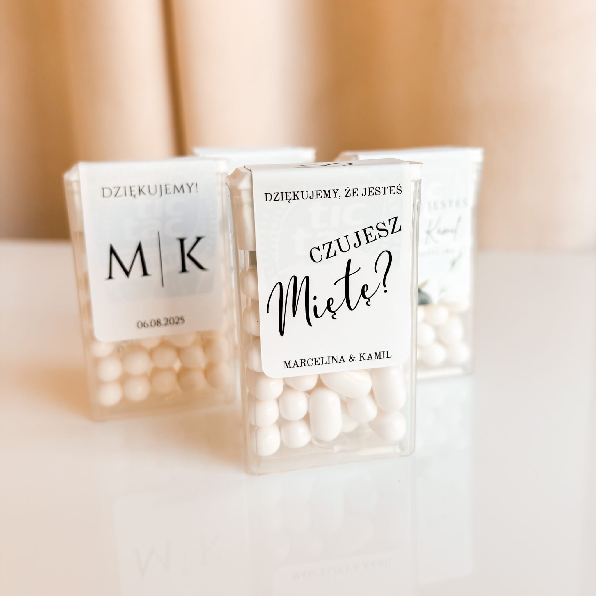 Tic Tac – Podziękowania dla Gości Ślbne 1 - obrazek 2