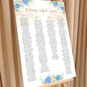 Plany stołów - Ślubny  - KS-PS-11