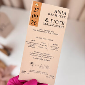 Zaproszenie ślubne / Z-S-28