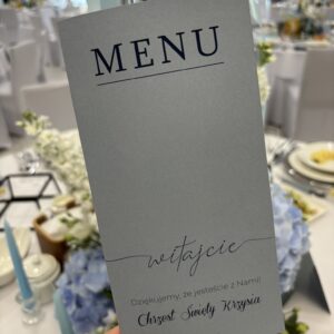 Menu - Chrzest / Roczek - M-CHR-01