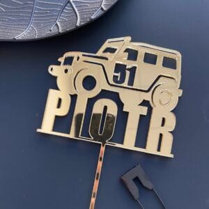 TOPPER -  JEEP - LICZA + IMIĘ