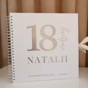 Księga gości na osiemnaste urodziny - K20